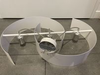 Lampa sufitowa wisząca styl skandynawski biała