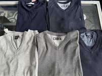 Sweter męski w serek