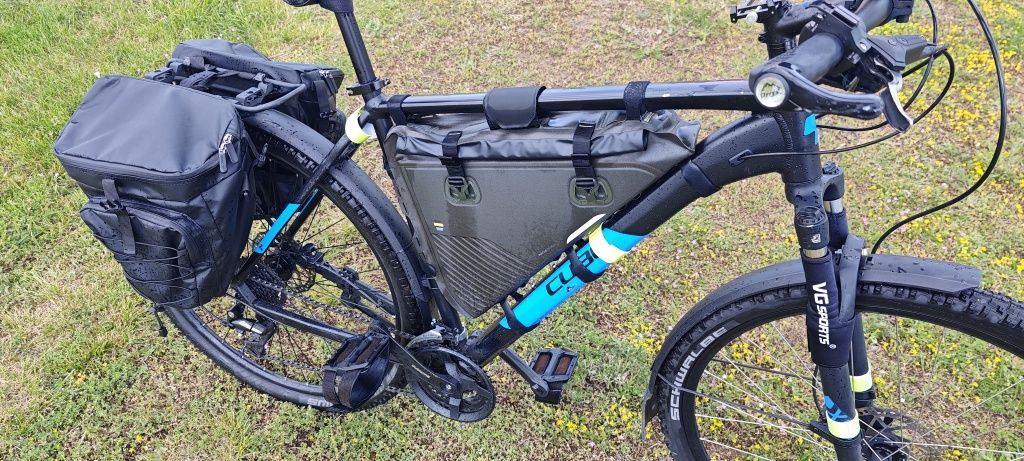 Rower górski Cube Aim Pro XL 29" MTB + sakwy torby oświetlenie lemondk