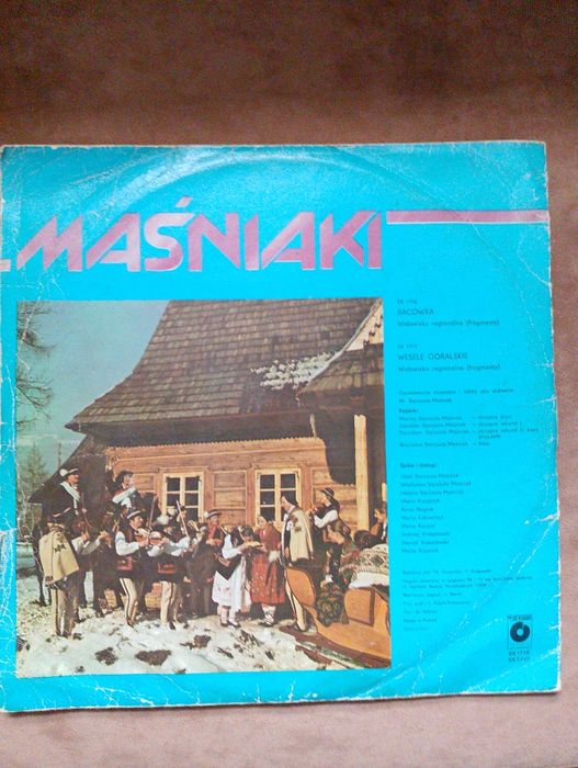 Płyty winylowe. Maśniaki, zespół z Zakopanego.