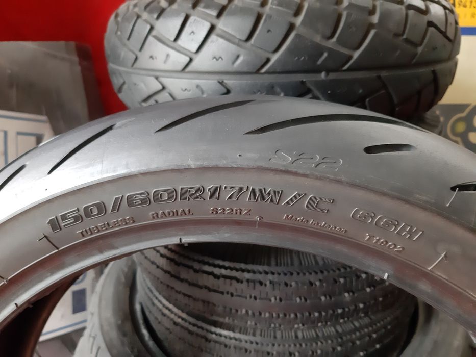 Мото шина 150/60ZR17 Bridgestone Battlax S22 2020г из Германии