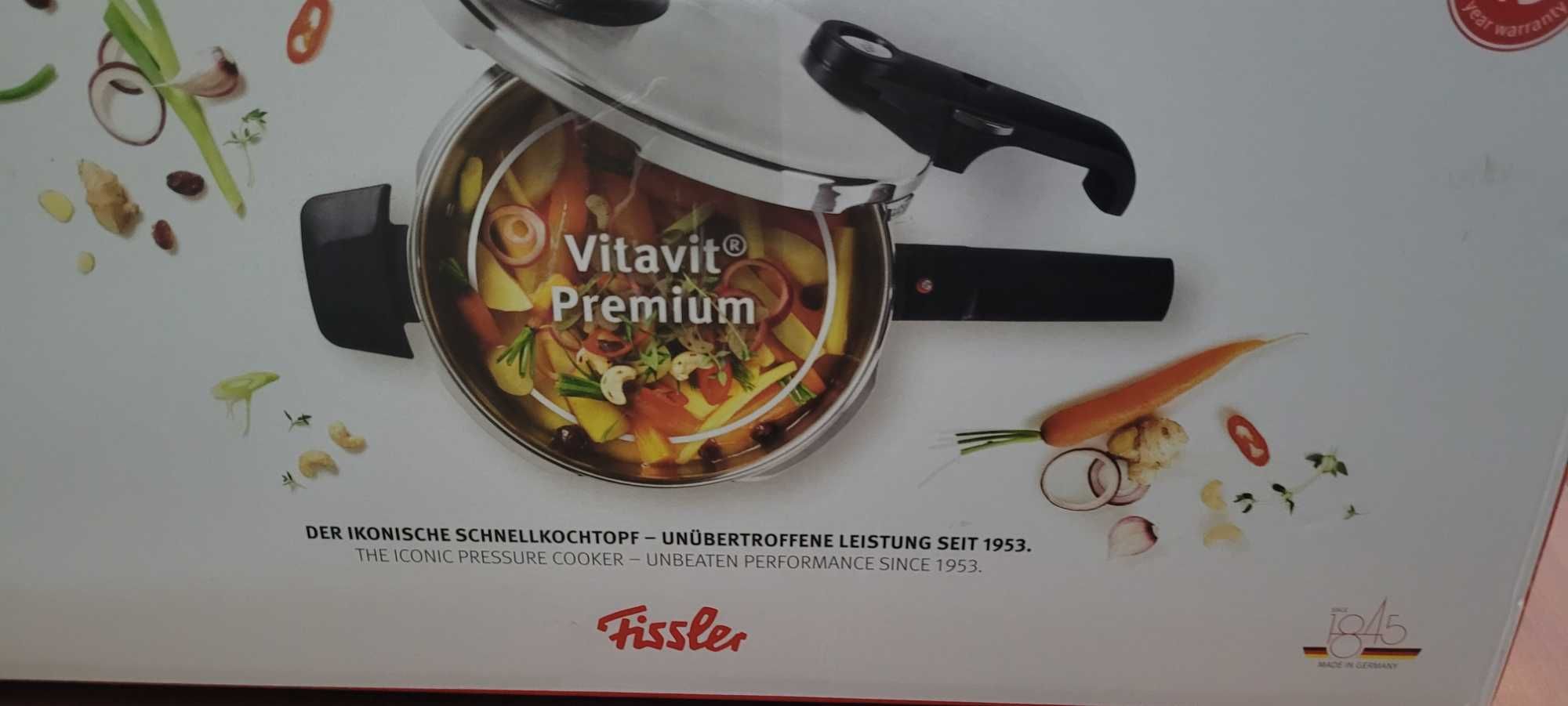 Fissler Vitavit Premium Szybkowar z perforowanym wkladem