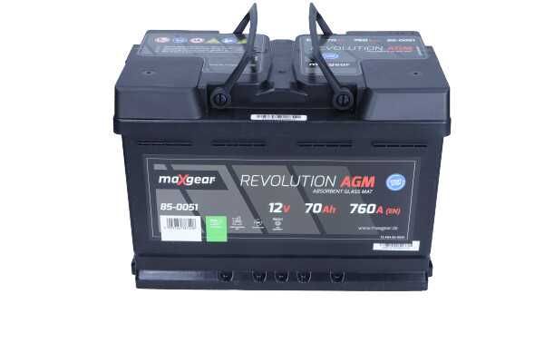 Akumulator AGM 70Ah 760A P+ Start Stop 603x275x233