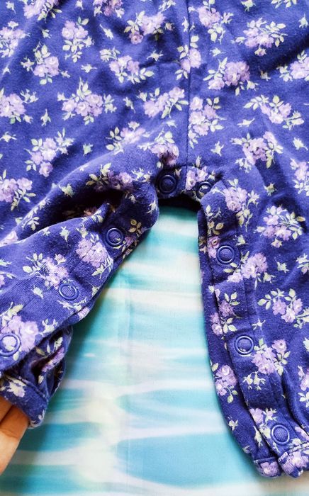 GAP Piżama Pajac Rampers Śpiochy dla dziewczynki r. 6-12mies