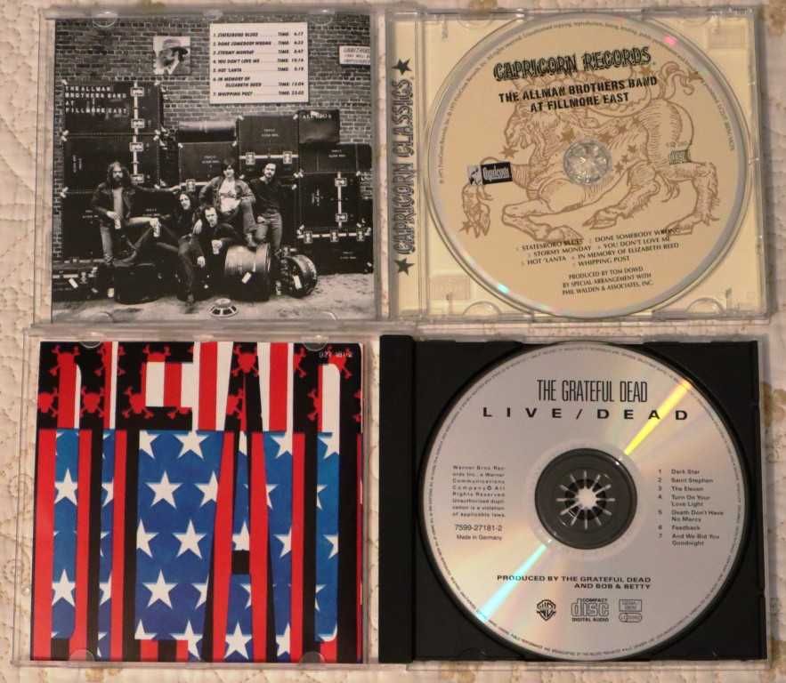 The Allman Brothers Band / The Grateful Dead - koncertówki