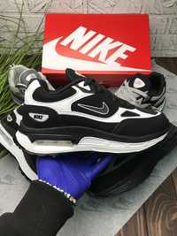 41 (26 см) 42 (26.5 см) Кросівки Nike Air Max Black-White Чёрно/Белые