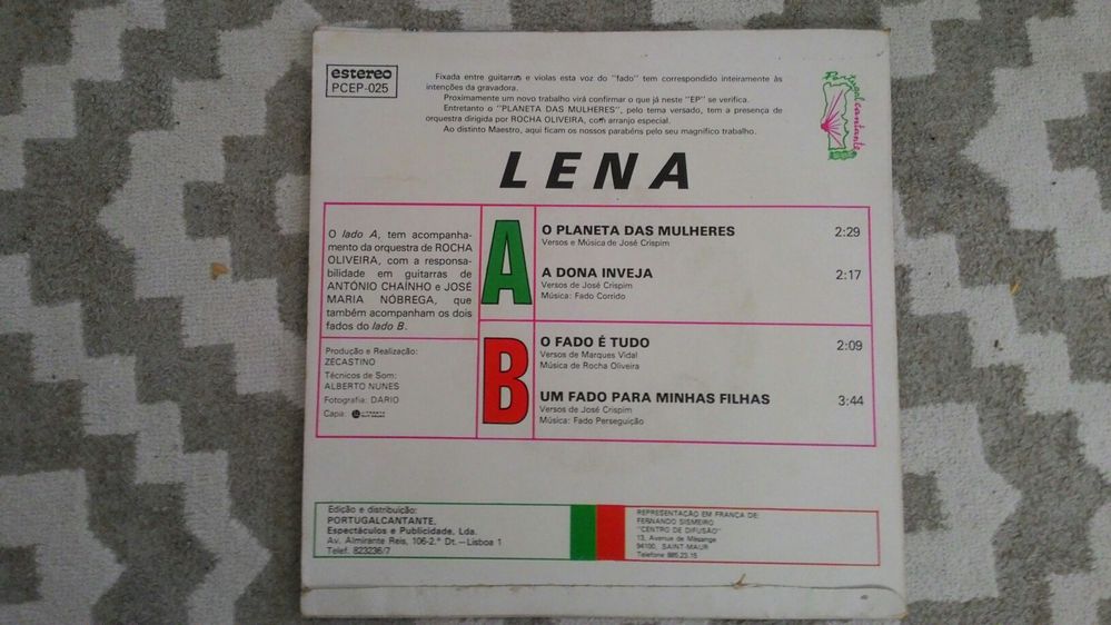 Disco vinil - Lena