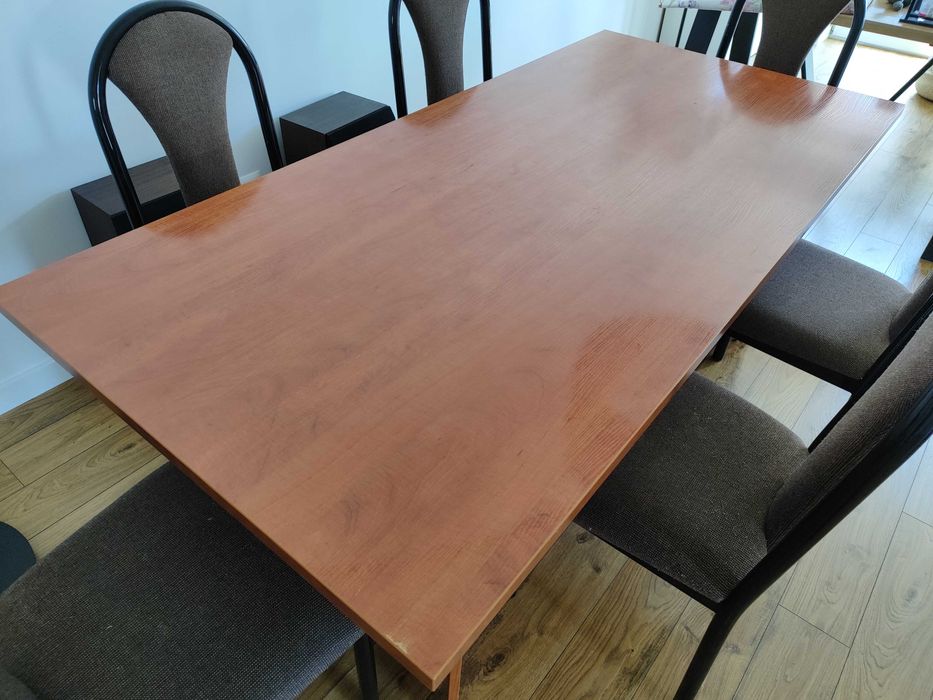 Stół konferencyjny jadalnia salon 6 krzeseł Nowy Styl