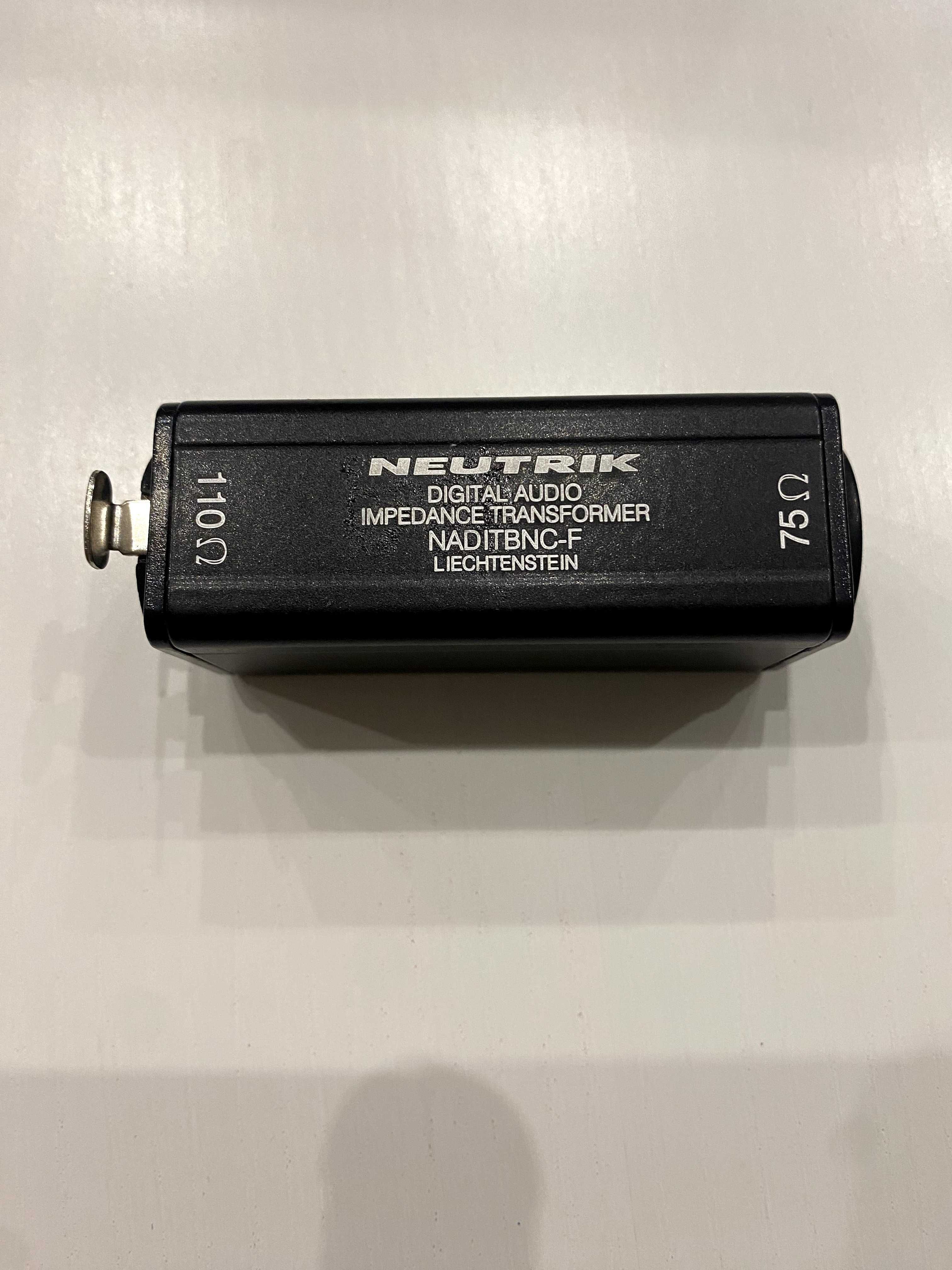 Neutrik NADIBNC AES/EBU Impedance Converter 110 Ohm XLR -> 75 Ohm BNC