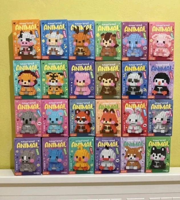 Mini blocos de montar macaco