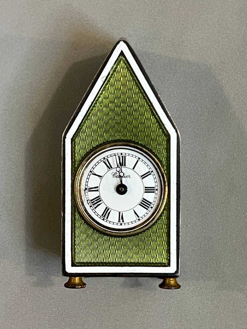 Cartier Desk Clock Vintage Zegarek Stołowy