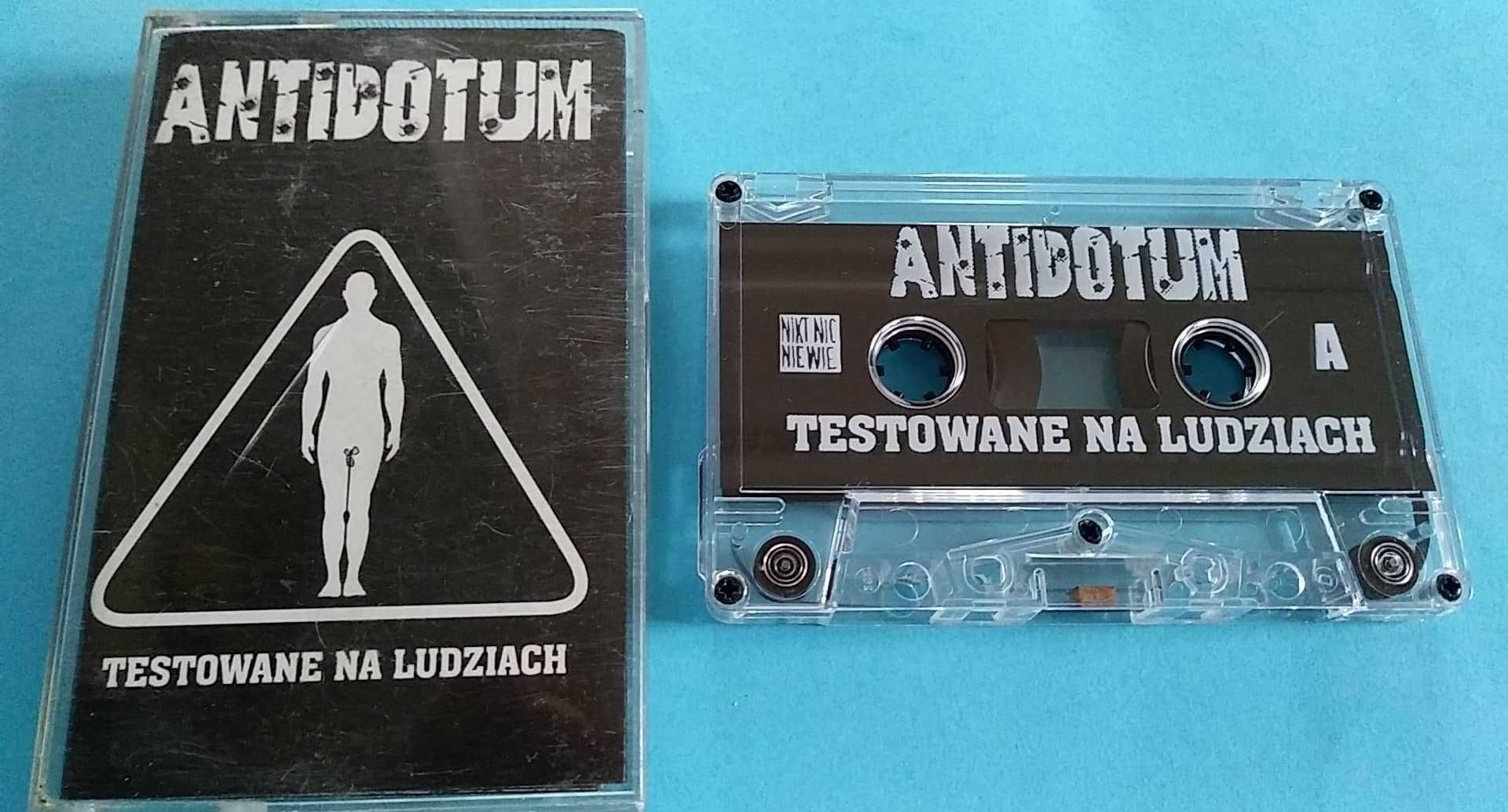 Antidotum – Testowane Na Ludziach , 2004 KASETA MAGNETOFONOWA punk