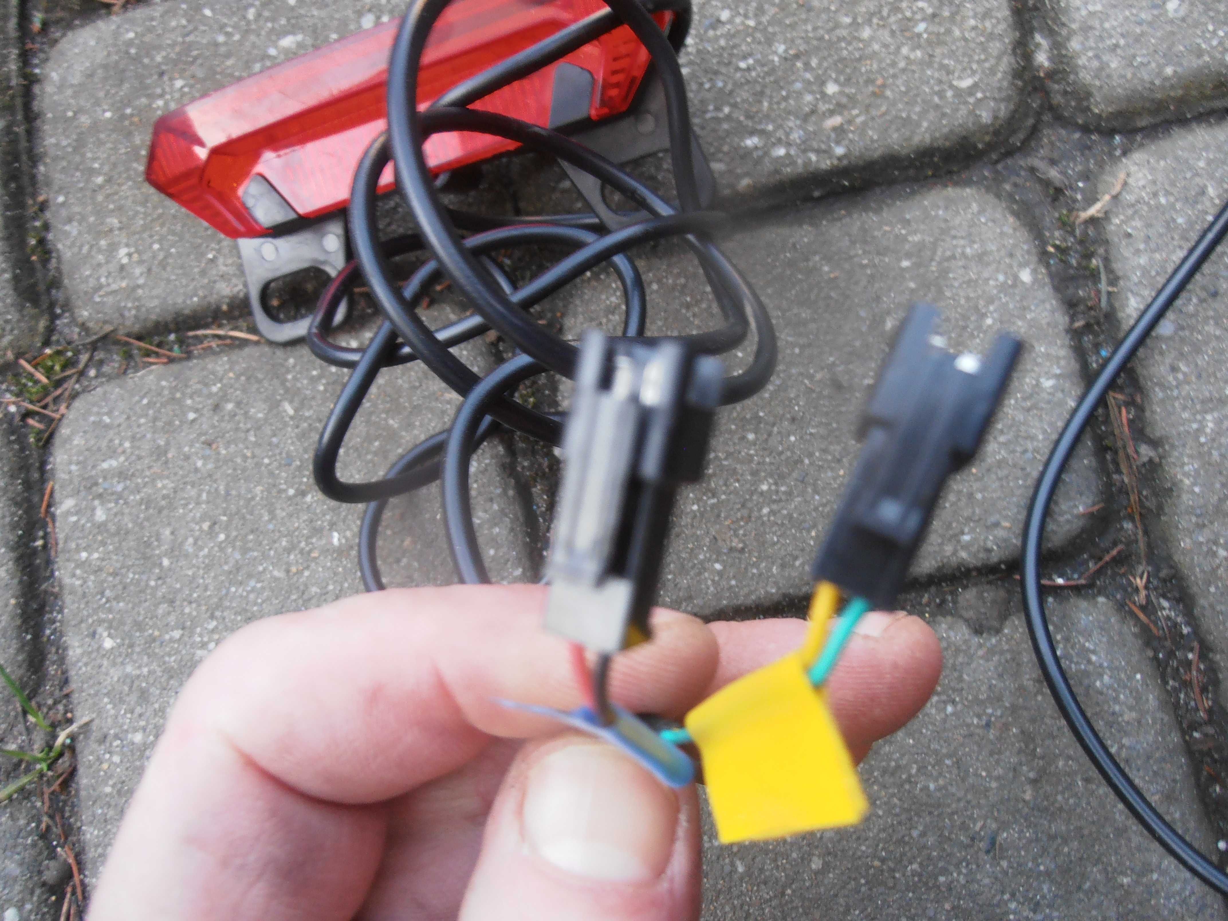 Lampa przednia i tylna do roweru elektrycznego 48V