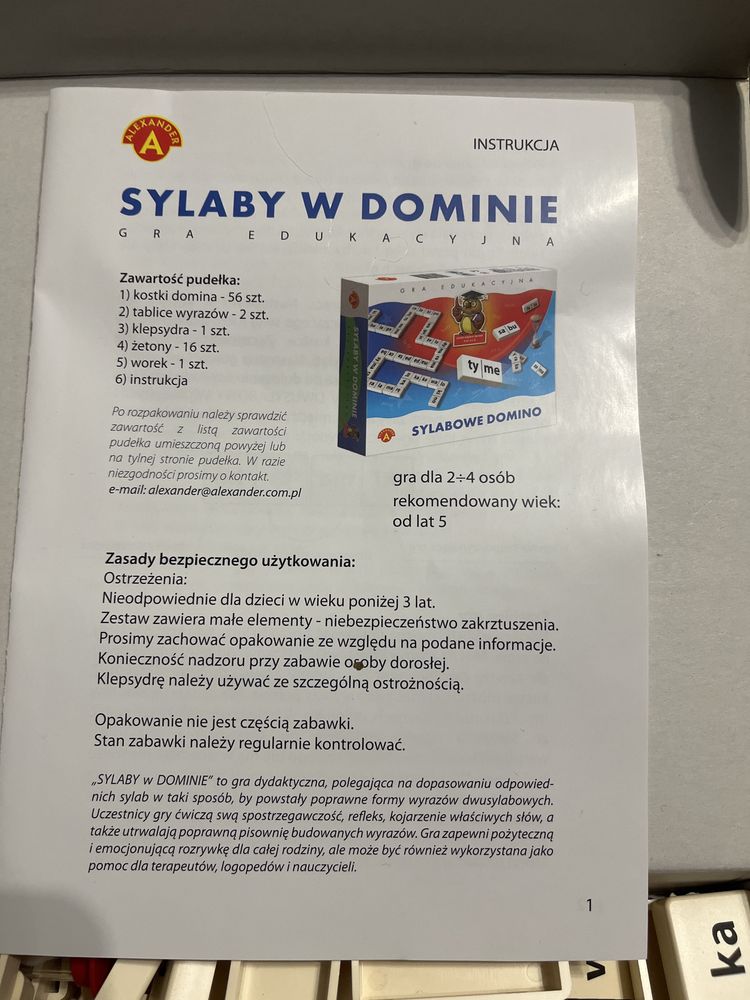 Sylaby w dominie