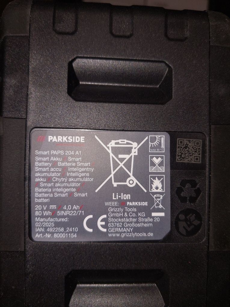 Болгарка parkside performance 20v