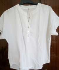белая футболка рубашка женская
