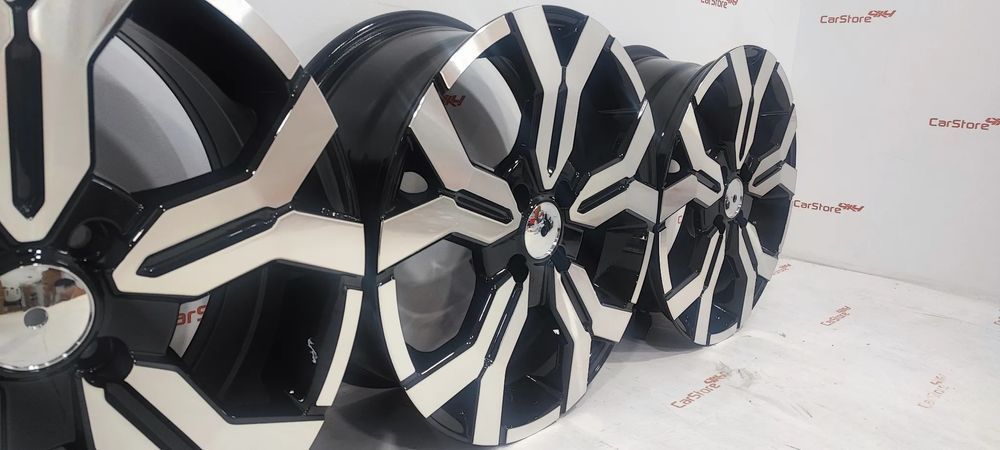 Jantes Look Dacia/Renault 16 x 6.5 et 40 4x100 Preto + Polido