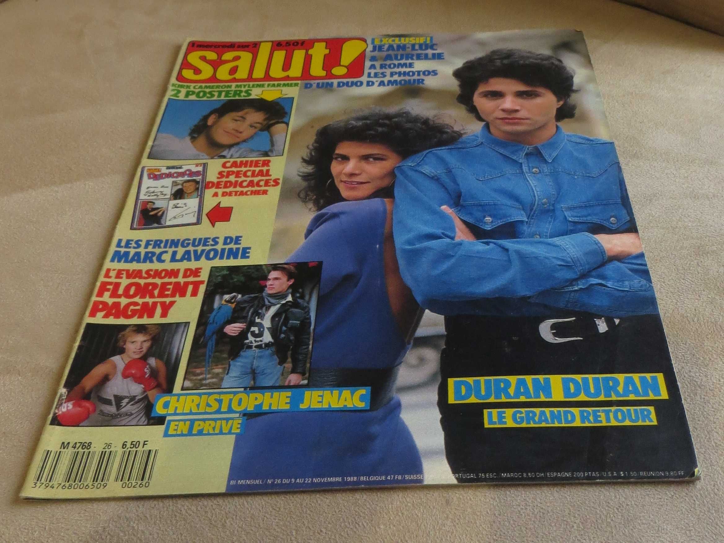 Revista Música Salut, anos 80 Especial Duran Duran, Jean-Luc & Aurelie