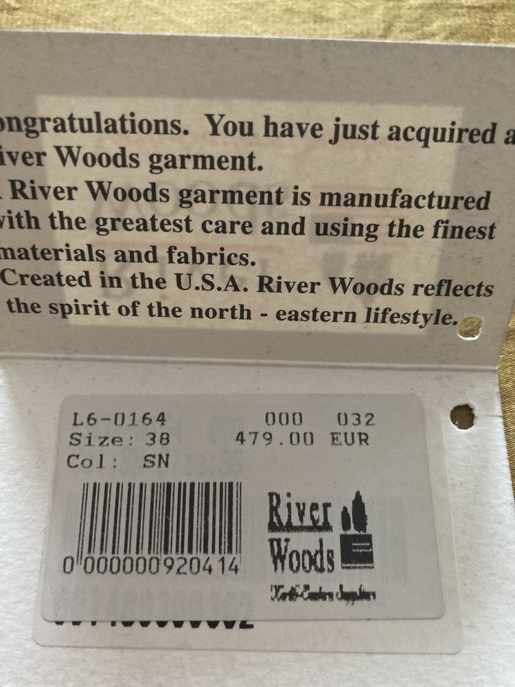 Casaco em pele River Woodstock