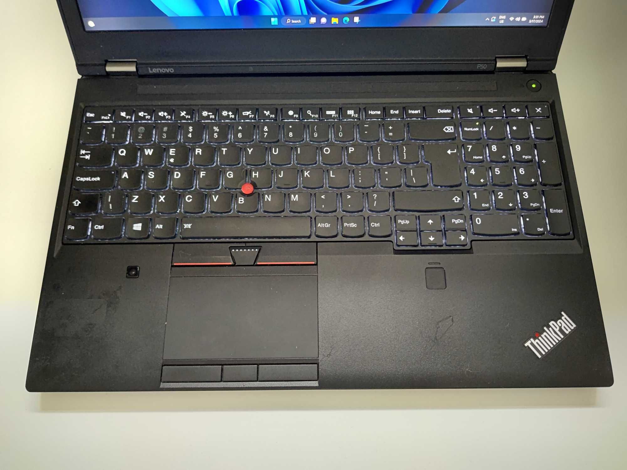 Lenovo ThinkPad P50 [ Nvidia, 4K, XEON, 24GB RAM ]
