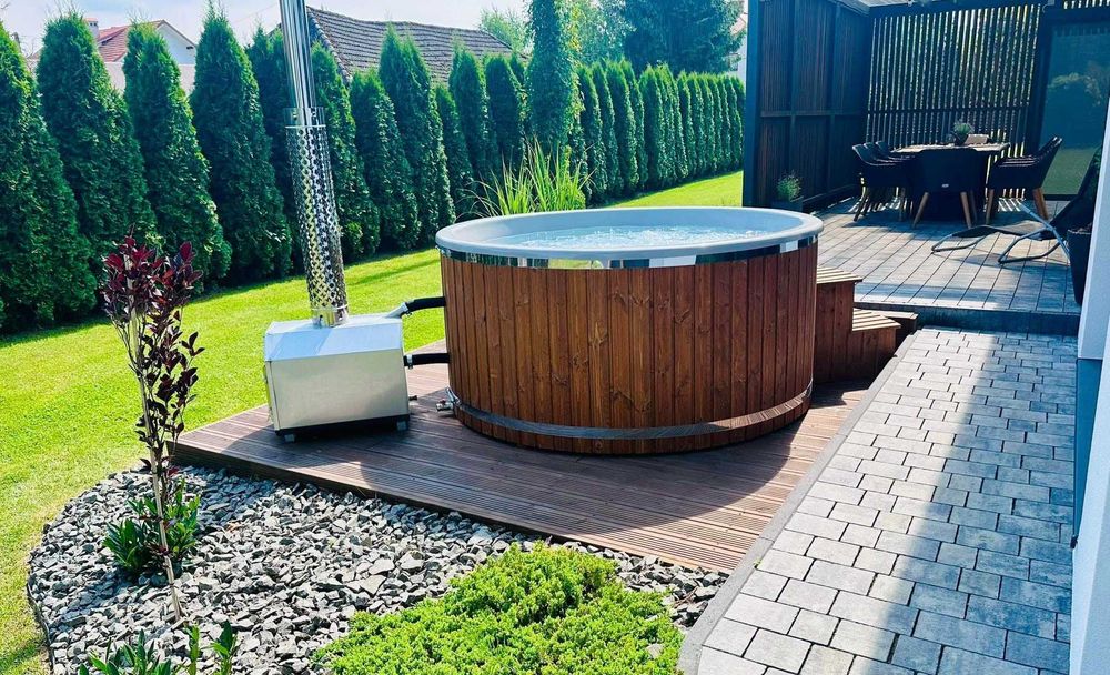BALIA OGRODOWA RATY ! JACUZZI GRATIS leżaki+ręczniki ruska bania