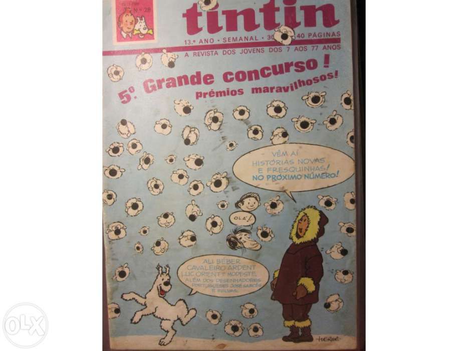 Revista Tintin ano de 1980