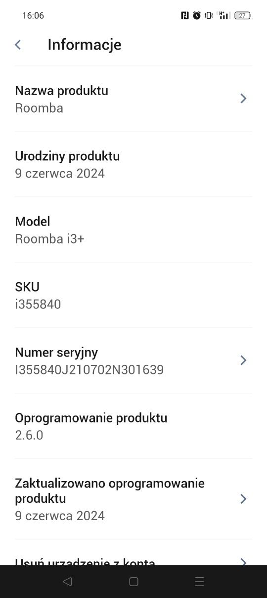 Robot sprzątający iRobot Roomba i3+