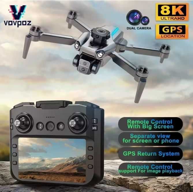 Dron SG109 MAX RC GPS WiFi 1200 m z ekranem LED.