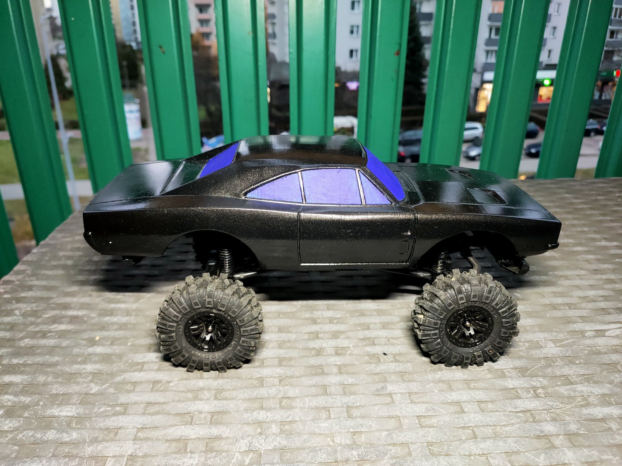 Traxxas TRX4M nadwozie '69 Charger lakier 3dprint