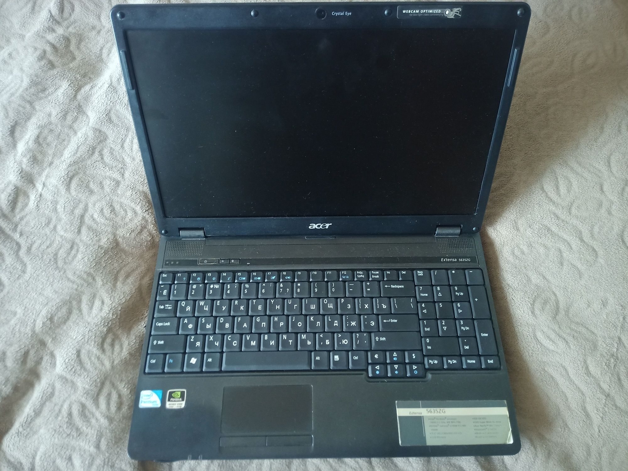 Ноутбук Acer axtensa 5635