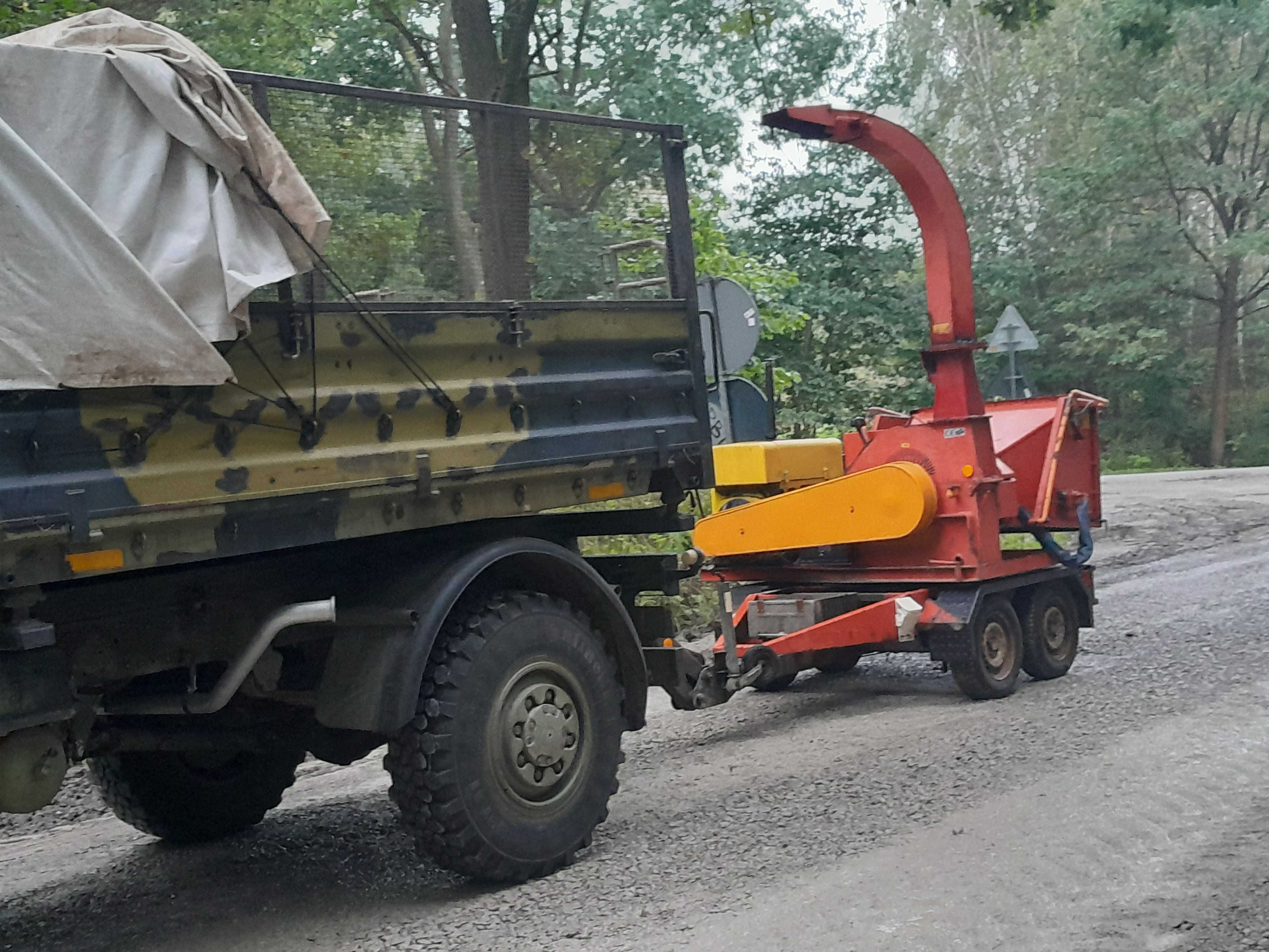 Usługi rębakiem do 20cm, zrębkowanie, podkarpackie!