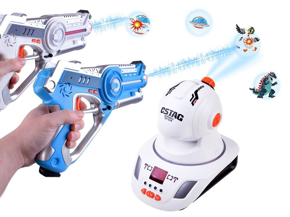 Karabin pitolet Laserowy pistolety LAser tag +projektor Laser