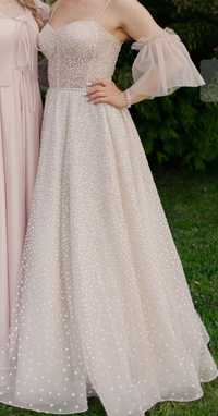 Suknia ślubna na ramiączkach Luce Sposa rozmiar 38