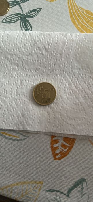 Moeda de 0,50 francesa de 2002