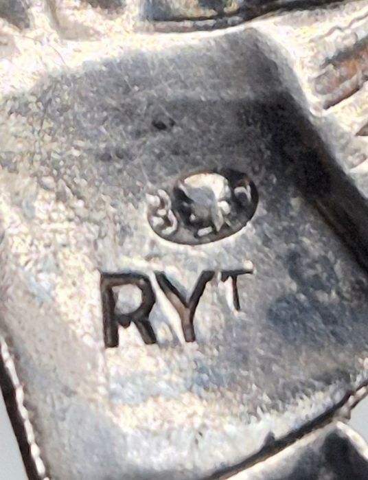 Stara Srebrna Polska Broszka Lajkonik Rytosztuka Cepelia Prl