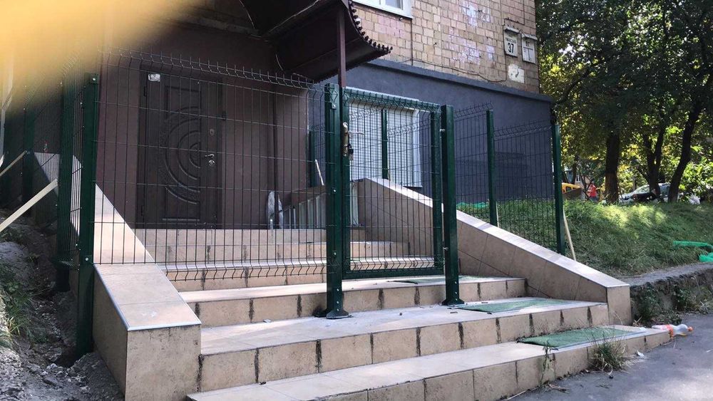 Сетка/сітка секция забор 3D ограждение калитка.С завода Новой почтой