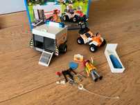 Playmobil 70053 Quad Ratowniczy z Przyczepą 100% kompletny stan bdb