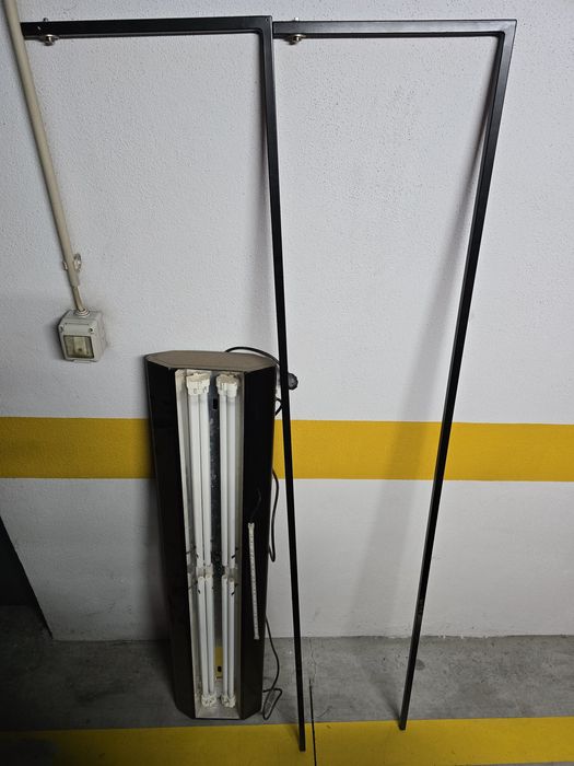 Luz parede para aquario