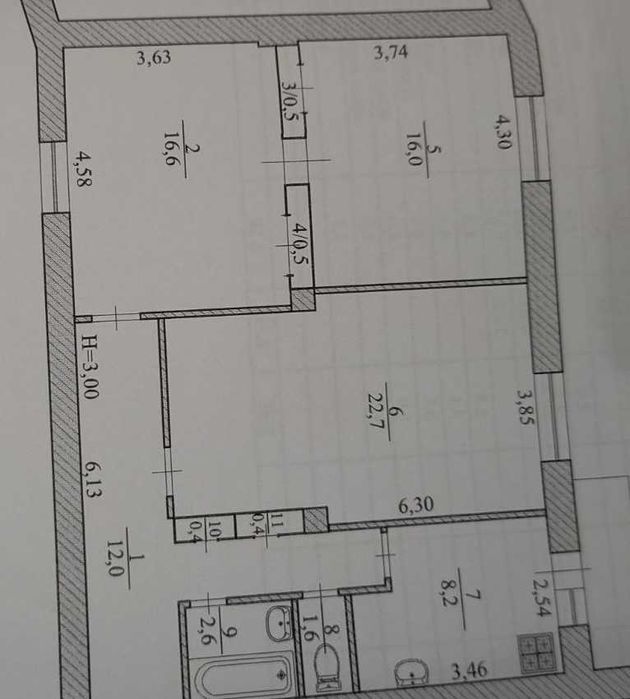 50000! Продам 3к.кв Госпром, м. Научная, Независимости 5, Центр,