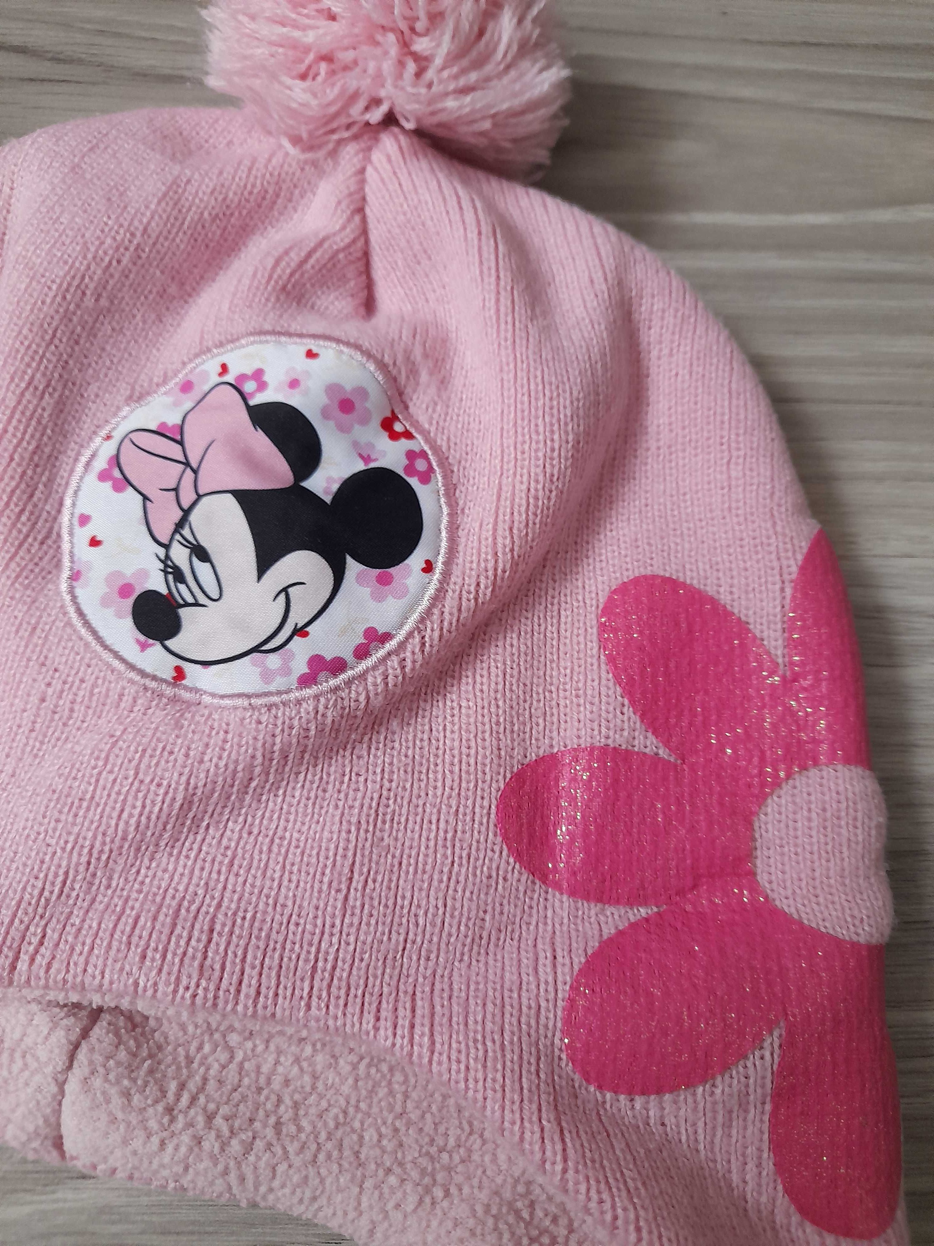 Komplet zimowy czapka i szalik Disney Minnie Mouse