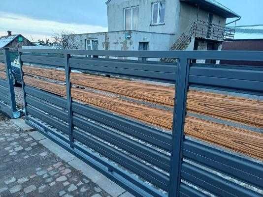 PALISADA SZTACHETOWA OGRODZENIA Palisadowe sztacheta metalowa panel