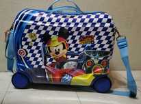 Mala Disney de viagem infantil do rato Mickey Mouse
