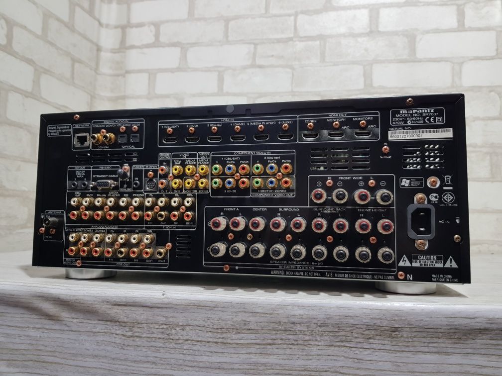 ТОР! 7.2 AV ресивер MARANTZ SR 7007, *7x125 Вт, HDMI, USB, б/у з Німеч