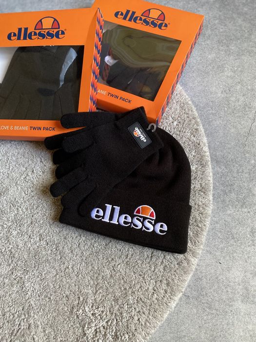 Шапка та рукавиці Ellesse оригінал нові чоловічі зимові набір комплект