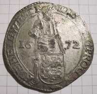 Зільбердукат/Талер 1672 року( срібло ), Західна Фрізія, рідкість