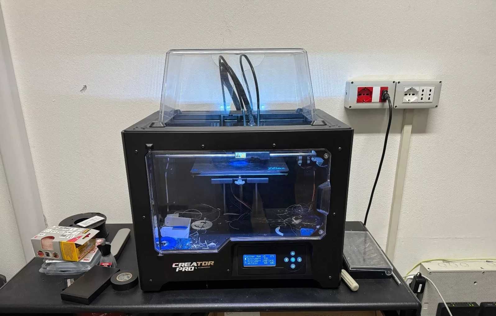 Impressora 3D Flashforge Creator Pro – Alta Precisão, Duplo Extrusor !