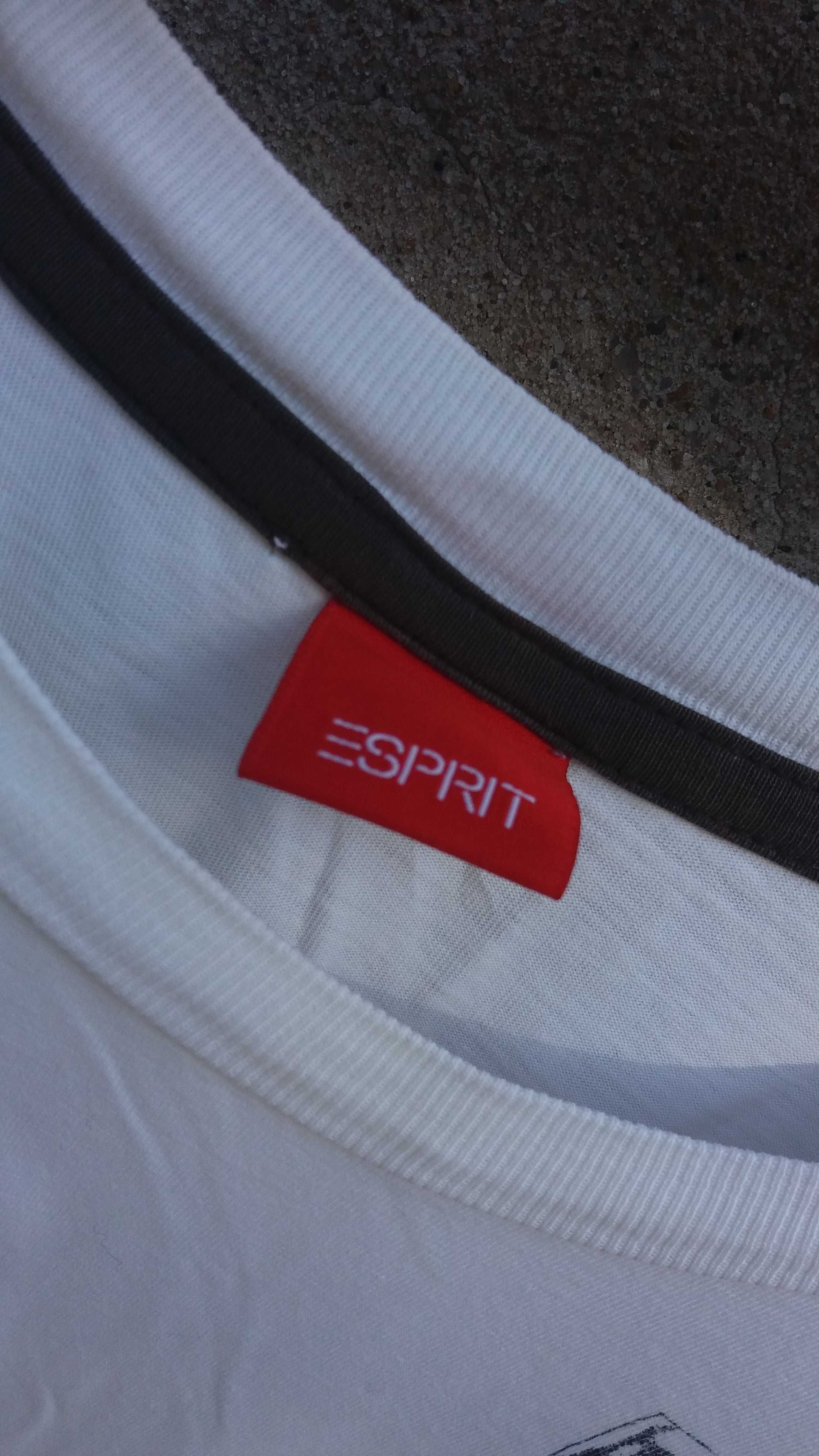 T-shirt Esprit męski bawełna