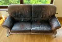 Kanapa sofa wypoczynkowa skórzana wysokiej jakości