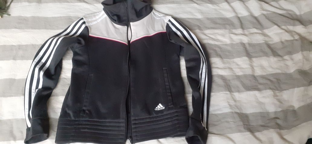 Bluza sportową Adidas, Adidas na zamek 164cm