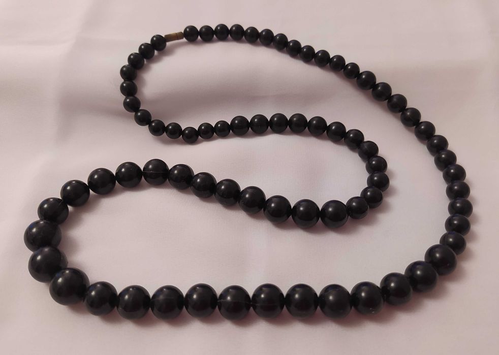 Naszyjnik – KORALE – czarny